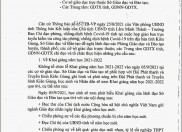Văn Bản Về việc khai giảng năm học 2021-2022 của Sở GD&ĐT tỉnh Kiên Giang